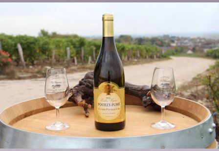 Pouilly fumé AOC, Cuvée Vieilles Vignes Pauliacum, domaine Les Chaumes, SCEV BARDIN Jean-jacques, Pouilly-sur-Loire, oct 2012 Pouilly fumé AOC, Cuvée Vieilles Vignes Pauliacum, domaine Les Chaumes, SCEV BARDIN Jean-jacques, Pouilly-sur-Loire