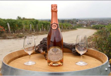 Vin Mousseux Rosé de Qualité, Domaine Les Chaumes, SCEV Jean-jacques BARDIN, Pouilly-sur-Loire